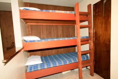 a couple of bunk beds in a room at Discovery 4 133 in Mammoth Lakes