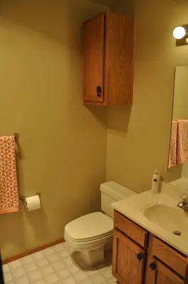 a bathroom with a toilet and a sink at Bitterbrush - 400 Fairview Boulevard - very close to Diamond Peak and beaches - WSTR21-0086 - Tax ID W4900 - Max 7 people, 2 cars parking in carports in Incline Village