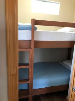 a couple of bunk beds in a room at Yosemite RV Resort in Coarsegold