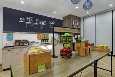 a store with fruits and vegetables on a counter at Hampton Inn Patterson, Ca in Patterson