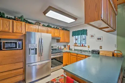 Gallery image of Camp Connell Cabin with Deck in Big Trees Village! in Camp Connell