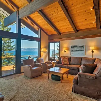 11 Mi to Palisades Tahoe Lakefront Home with View!