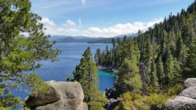 a view of a body of water with trees at Marriott Grand Res Q4 #4256 in South Lake Tahoe