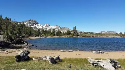 a body of water with mountains in the background at Marriott Grand Res Q2 #3167 in South Lake Tahoe
