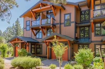 a large house with a lot of windows at Solstice 24 in Mammoth Lakes