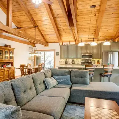 1 Mi to Heavenly Resort Cozy Home with Deck!