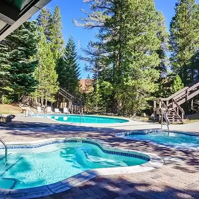 St Anton Courtyard View 2-Bedroom Condos with two oversized jacuzzi spas