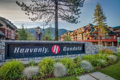 a sign for a hotel in front of a resort at Back Country Basecamp in Stateline