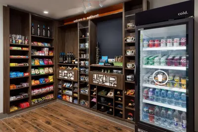 a store filled with lots of bottles of alcohol at Hampton Inn Oakhurst-Yosemite in Oakhurst