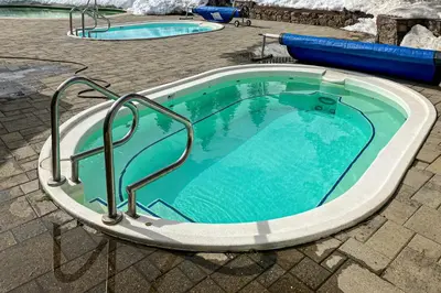 a large swimming pool with aicrobialicrobialicrobial at Chamonix 20 in Mammoth Lakes