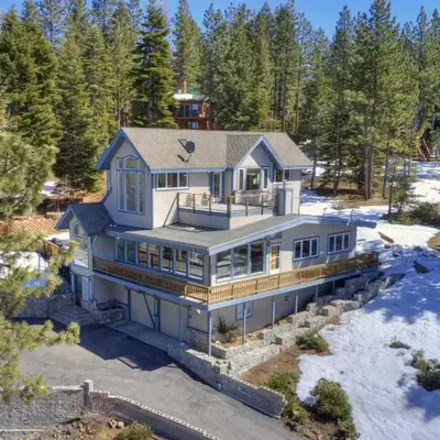 Enviable Lake & Mountain Views Wth Waterfall