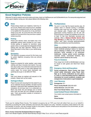 a screenshot of a page of the pager website at Modern 3BR Tahoe Cabin with Hot Tub in Tahoe City